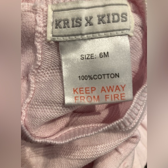 Kriss Kids pink knitted Spanish romper baby girl 3-6 months - Picture 3 of 5